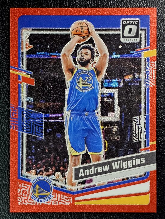 2023-24 Donruss Optic Red Glitter #200 Andrew Wiggins