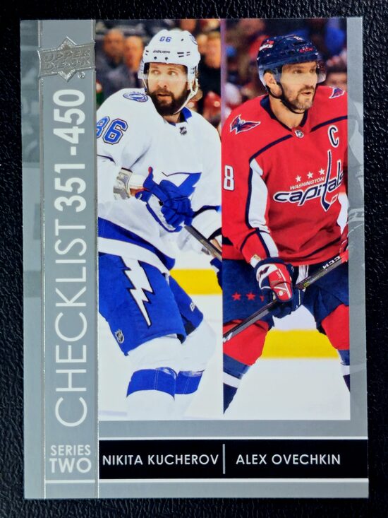 Nikita Kucherov, Alex Ovechkin Checklist
